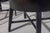 Pair of Vintage Black Vinyl Barrel Back Club Armchairs With Nailhead Trim For Sale - Image 12 of 15