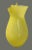 Late 20th Century Mid 20th Century Hand Blown Italian Art Glass Yellow Abstract Top Vase For Sale - Image 5 of 7