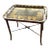 1890s-1930s Tole Ware Tray on Stand Cocktail Table For Sale