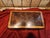 19th-century tea caddy in precious wood marquetry very good condition with its four lids and interior lining very discreet...