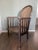 Vintage Art Deco Wood and Rattan Easy Chair, 1920s For Sale - Image 13 of 15