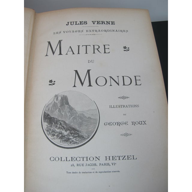 Jules Verne Maitre Du Monde Un Drame en Livonie Voyages Extraordinaires Book For Sale In Portland, OR - Image 6 of 10