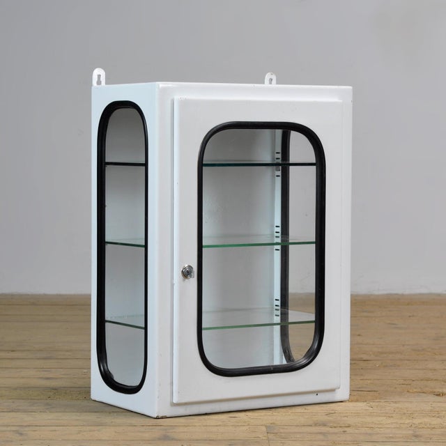 Industrial Vintage Medical Cabinet, 1970s For Sale - Image 3 of 11
