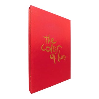2000s Decorative & Illustrated Folio Book, Marielle Bancou's the Color of Love: An Artist's Book of Poetry and Passion For Sale