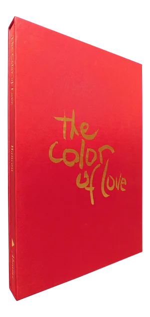 2000s Decorative & Illustrated Folio Book, Marielle Bancou's the Color of Love: An Artist's Book of Poetry and Passion