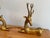 Rustic European 1980s Brass Reindeer Pair For Sale - Image 3 of 7