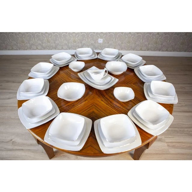 12 pieces - dinner plate - 25.5 cm 12 pieces - soup plate - 18.5 cm 12 pieces - dessert plate - 20 cm 2 pieces - salad...