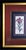 Burgundy Vintage Framed Stylized Red Lily Botanical Lithograph Prints Pair For Sale - Image 8 of 12