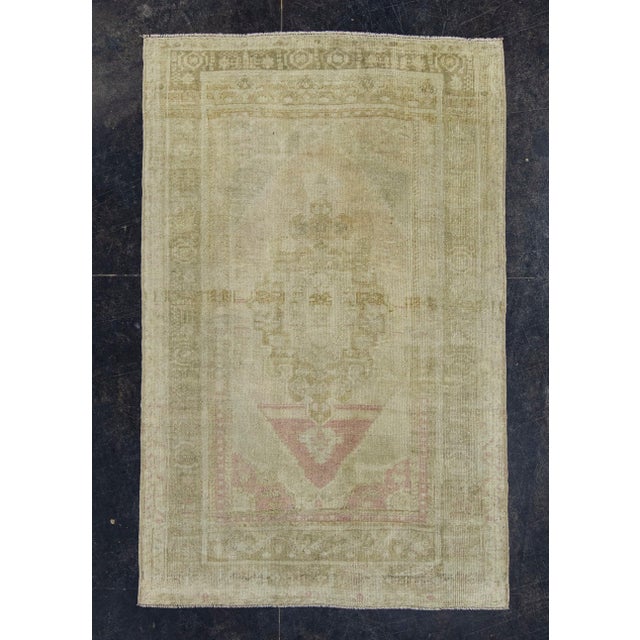 Beige Oushak Rug 12'6" x 16'2" #17174 For Sale - Image 8 of 8