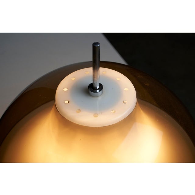 Metal Space Age Table Lamp with Mushroom Shade, 1960s For Sale - Image 7 of 12