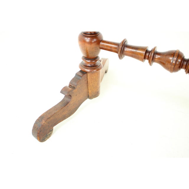 Solid Wood and Veneer Sewing Table, 1895 For Sale - Image 12 of 16