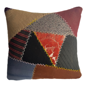 Vintage American Patchwork Pillow