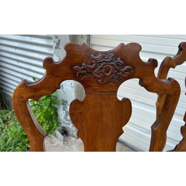 Fine Set of 10 Early 18th Century Italian Dining Chairs For Sale - Image 4 of 9