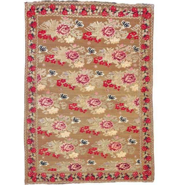 Antique Ukrainian Rug | Chairish