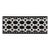 Schumacher Lattice Tape in Black For Sale