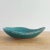 Vintage California Studio Pottery Trinket Dish in Blue Glaze with Etched Edge measures approx: 6.5 x 5.5 x 2.5H Please...