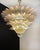 Palmette Ceiling Light in Amber and Trasparent Glasses, 1990 For Sale - Image 14 of 18