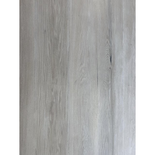 Wood Diamont Rectangular Solid White Oak Dining Table Natural 84" For Sale - Image 7 of 7