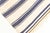 Navy Blue Doris Leslie Blau Vintage Indian Dhurrie Striped Rug For Sale - Image 8 of 11