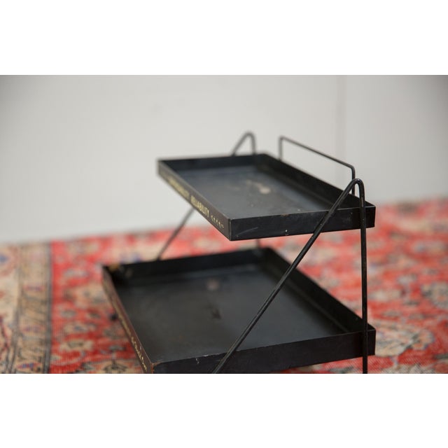 Black Vintage Mid Century Philco Display Stand For Sale - Image 8 of 8