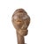 This Songye power figure has hands on a prominent belly, standing on a wooden base for immediate display. This well-carved...