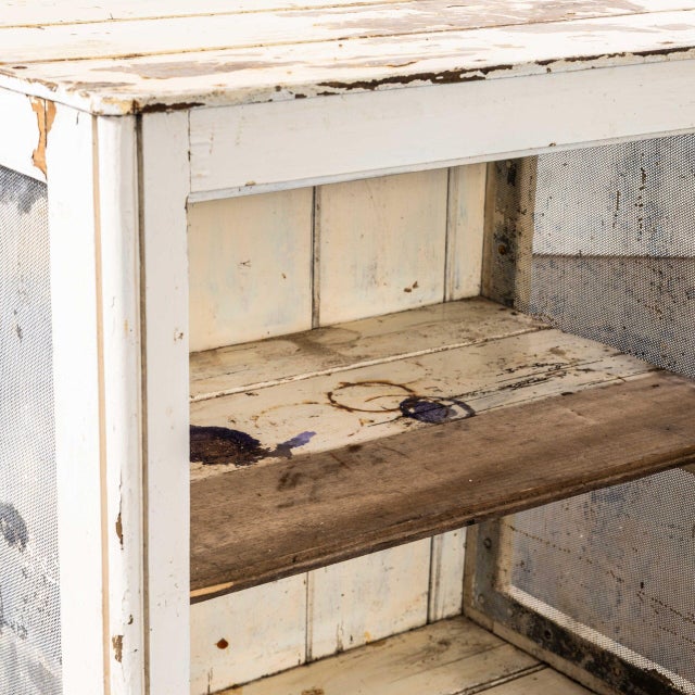 Wood Small Vintage Country House Pantry Cabinet, 1930s For Sale - Image 7 of 10