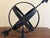 Late 20th Century Late 20th Century Bronze Iron Armillary Globe Sculpture – Traditional Landscape & Garden Decor For Sale - Image 5 of 10