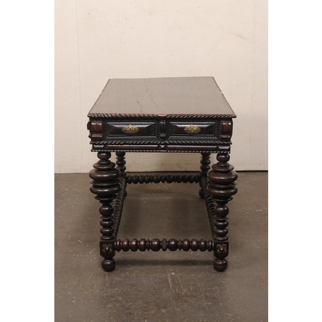 18th C. Portuguese Rosewood Console Table For Sale - Image 11 of 15