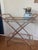Gold 1970s Hollywood Regency Faux Bamboo Bar Cart For Sale - Image 8 of 11