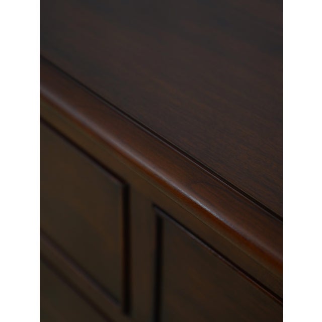 Henkel Harris Model 166 Cherry 9 Drawer Double Dresser For Sale - Image 14 of 18