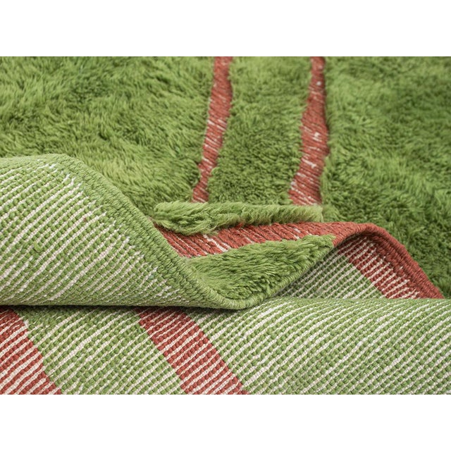 Early 21st Century Hand-Knotted Wool Rug by Azele Studio For Sale - Image 5 of 9