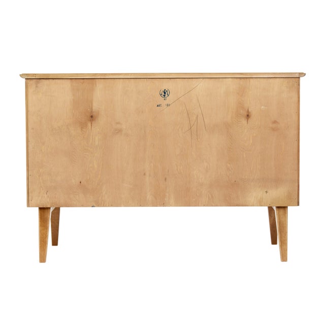 1950s Mid-Century Swedish Walnut Chest of Drawers by Bodafors, 1950s For Sale - Image 5 of 10