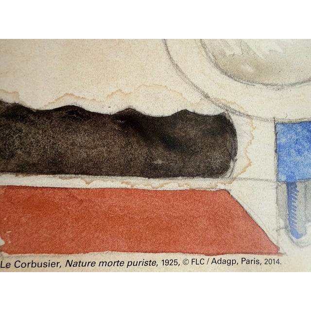 Paper Le Corbusier Nature Morte Puriste Exhibition Poster, 2014 For Sale - Image 7 of 10