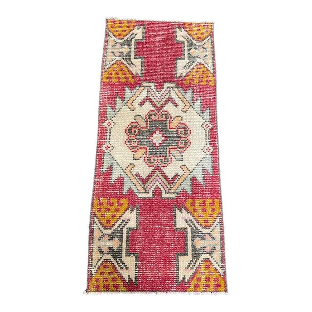 Turkish Yastik Rug 1'4" x 3'1" For Sale