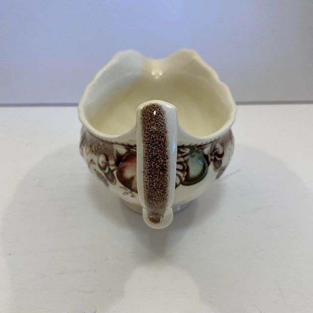 Ceramic Vintage Johnson Brothers His Majesty Turkey Gravy Boat, 1980s England For Sale - Image 7 of 9