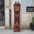 George III Grandfather Clock in Wood and Gilt Brass, England, 1940s For Sale - Image 4 of 18