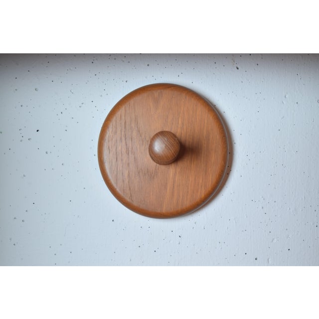 Vintage Teak Wall Hook from Kollund, Denmark, 1970s For Sale - Image 6 of 6