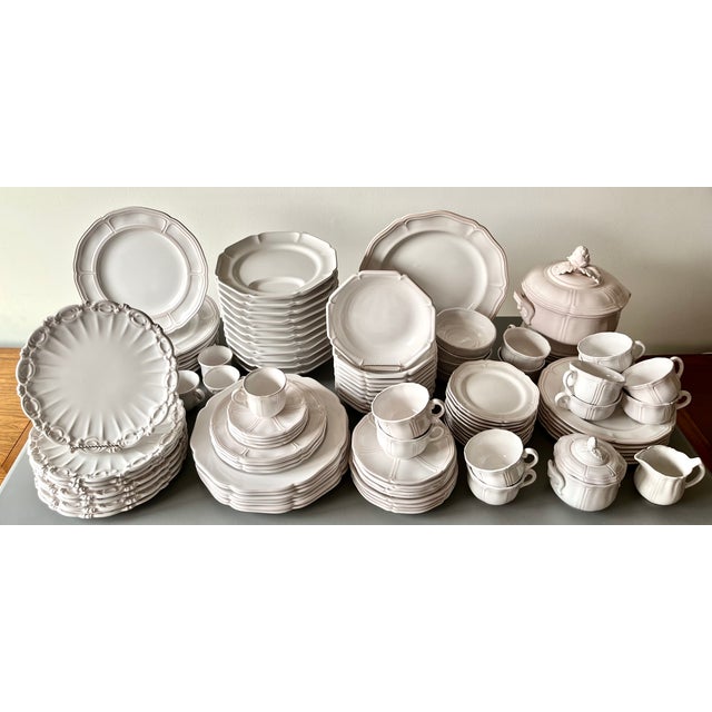 This listing is for a fabulous and very rare set of Pierre Motton Gien dinnerware from the 1960's in excellent condition....