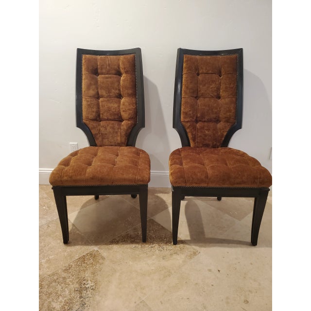 Copper Contemporary Marge Carson Chairs - a Pair For Sale - Image 8 of 8