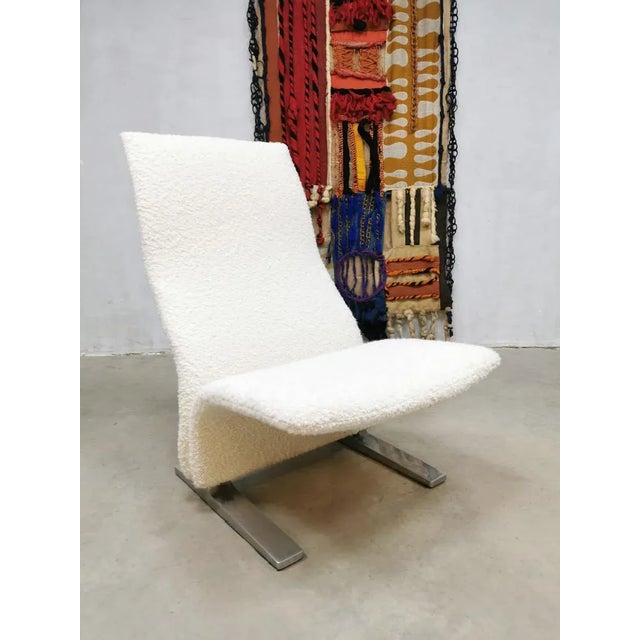Metal Dutch Concorde F784 Easy Chair from Artifort For Sale - Image 7 of 7
