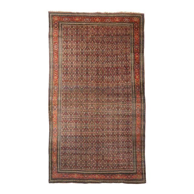 Late 19th Century Persian Bijar Rug, 13'00 X 22'08 For Sale