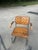 Metal Vintage Chrome and Woven Leather Dining Set With Geometric Glass Top For Sale - Image 7 of 9
