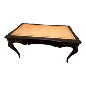 John Widdicomb Desk & Chair French Style Black/Gold