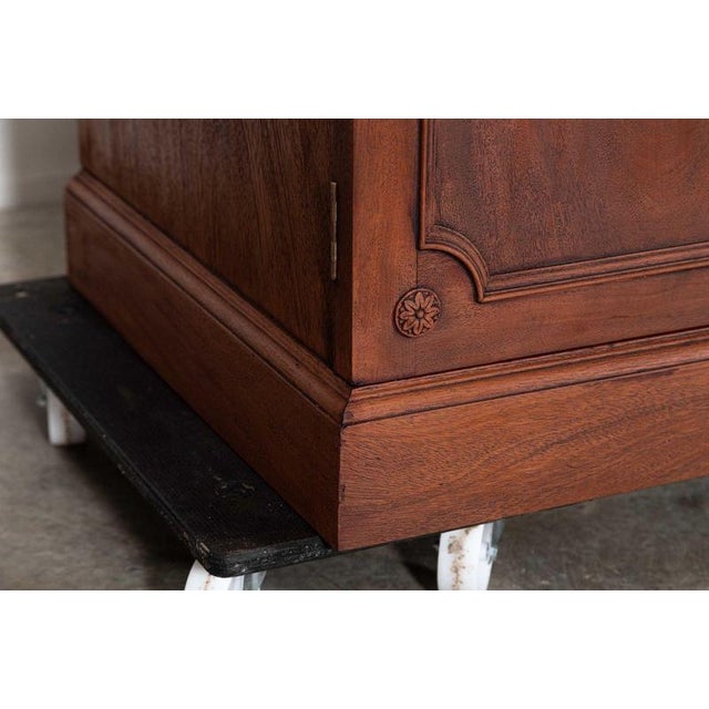 Large 19th Century English Mahogany Breakfront Compactum Wardrobe Set, 1880, Set of 5 For Sale - Image 11 of 17