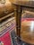 Brown Two Tier Oval Walnut Side Table For Sale - Image 8 of 9