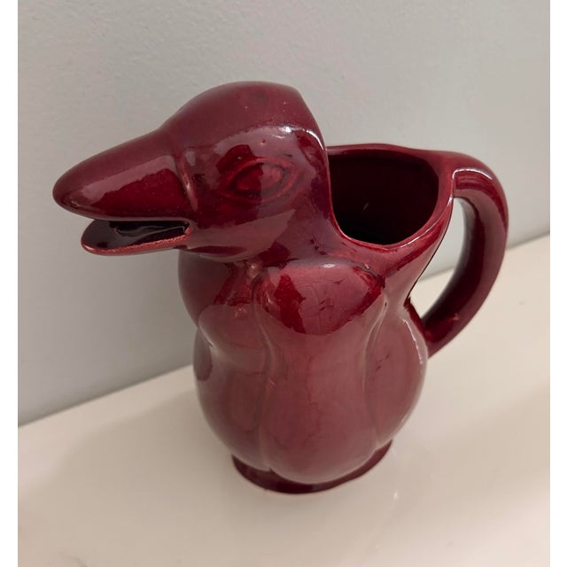 Ceramic Vintage Argentinean Penguin Shaped Ceramic Pitcher For Sale - Image 7 of 9