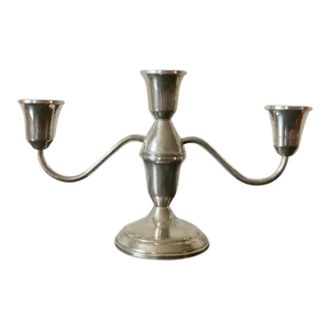 Early 20th Century Towle Sterling Silver Three Arm Candelabra Candle Holders