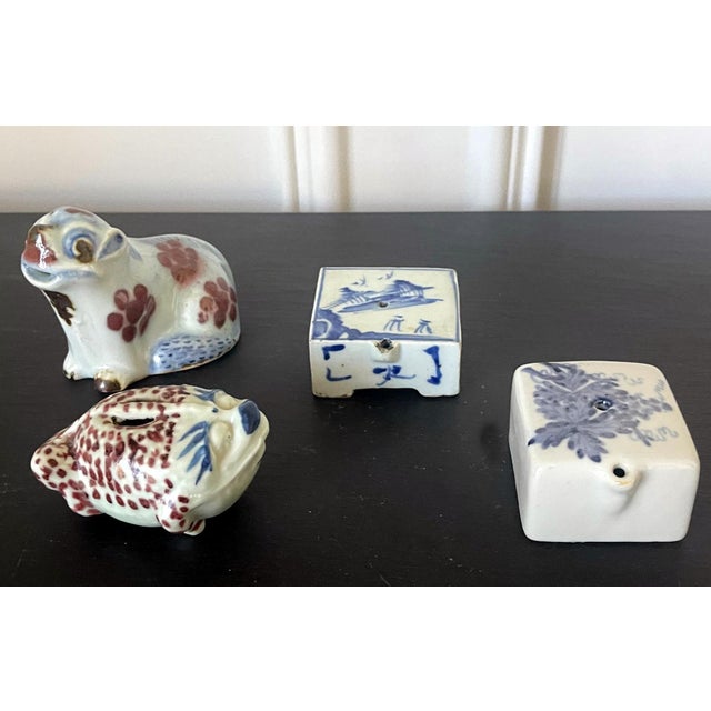 Early 20th Century Korean Ceramic Water Dropper in Frog Form For Sale - Image 5 of 12