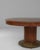 1920s French Oval Art Deco Dining Table With Inlaid Top and Brass Base For Sale - Image 4 of 18