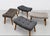 Handcrafted Mid Century Modern styled Ottoman / Footstool, available in 4 pattern / color options. Handmade from solid...